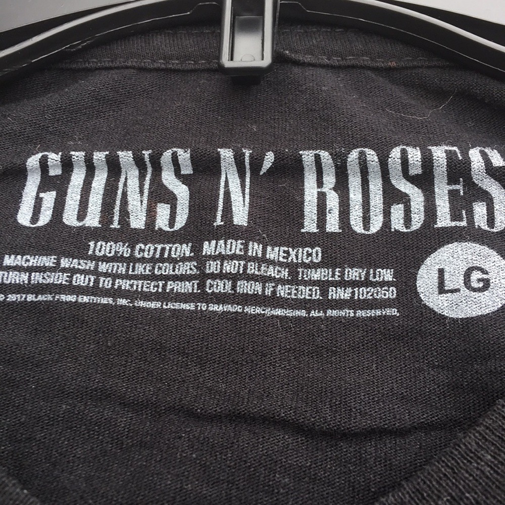 NWT 🌹LAST ONE! GUNS & ROSES COTTON T-SHIRT Mens L - Picture 4 of 5